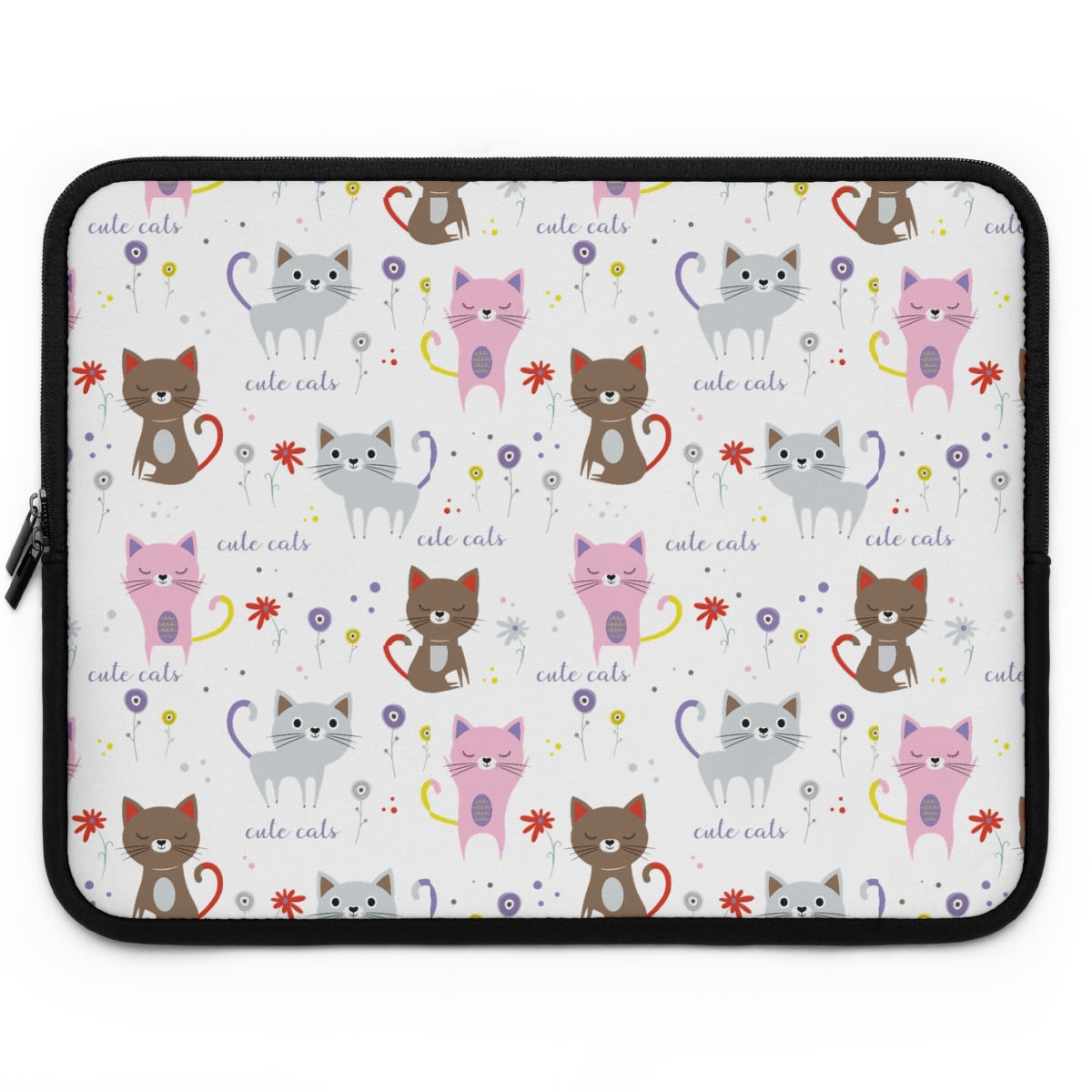 7”-17'' Cat Lover Tablet Laptop Sleeve Case-Notebook-Dell-Samsung-Chromebook