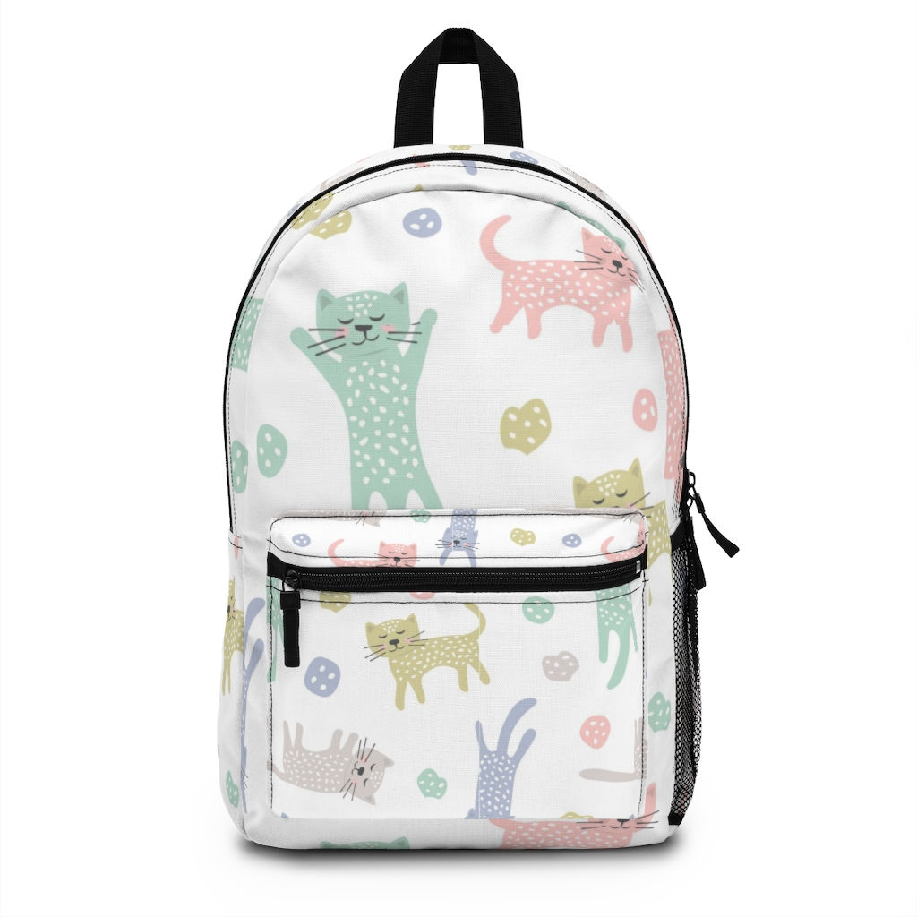 Cat Lovers Backpack For Kids-Camping-School Backpack-Travel Bag-Birthday Gift