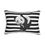 Thumbnail: Black & White Striped Panda Bear Lumbar Pillow-Living Room-Bedroom-Patio Pillow