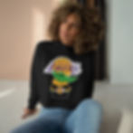 Miniatyrbilde: Baby Yoda-Los Angeles Lakers Drawstring Crop Top Hoodie Sweatshirt-Mandalorian
