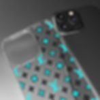 Miniature : Greenish-Blue Clear iPhone Case-iPhone 13 Case-iPhone 12 Case-iPhone Case