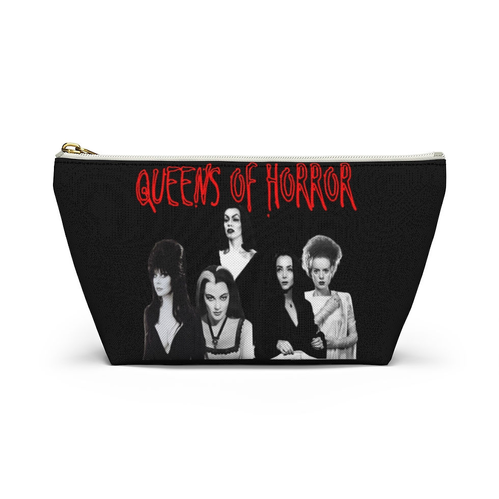 Прев'ю: Makeup Bags-Cosmetic Bag-Morticia-Lily Munster-Frankenstein Bride-Elvira-Vampira