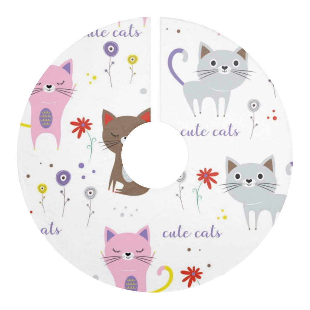 Cat Lover Christmas Tree Skirt-Animal Lover