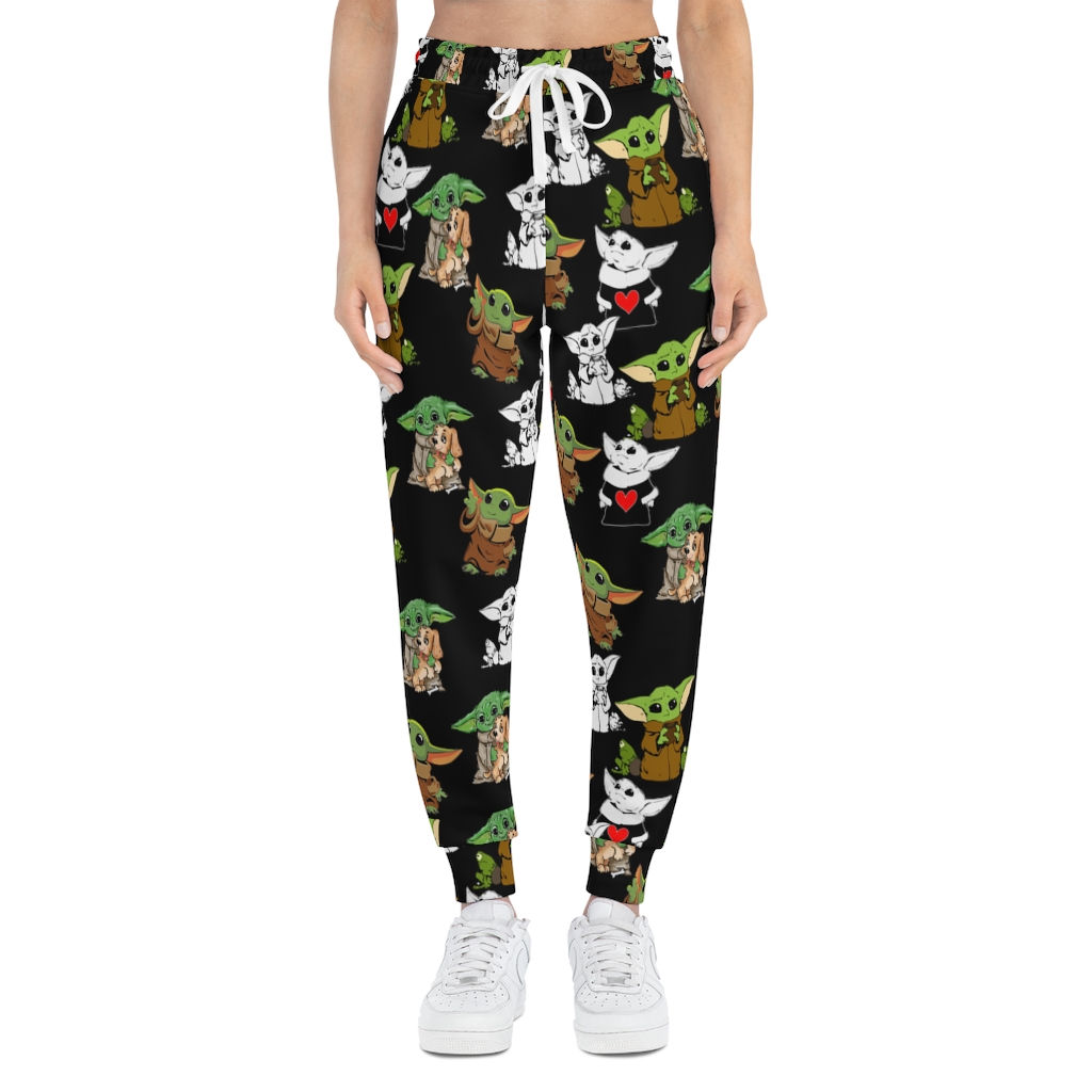 Baby Yoda Athletic Jogger-Fitness-Streetwear Sweatpants With Pockets-Star Wars
