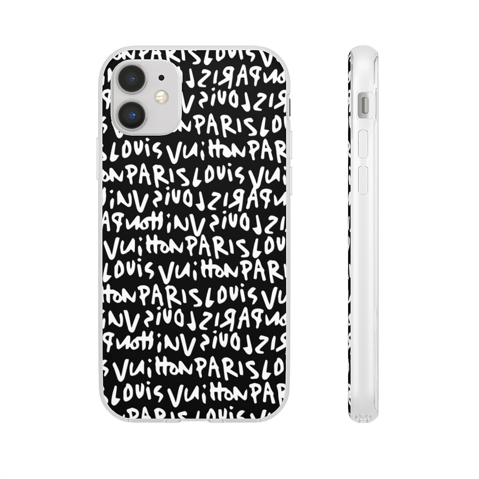 Thumbnail: Samsung & iPhone Flexi Case-Designer Inspired-LV-iPhone 12-11-X-XR-XS-8-S10