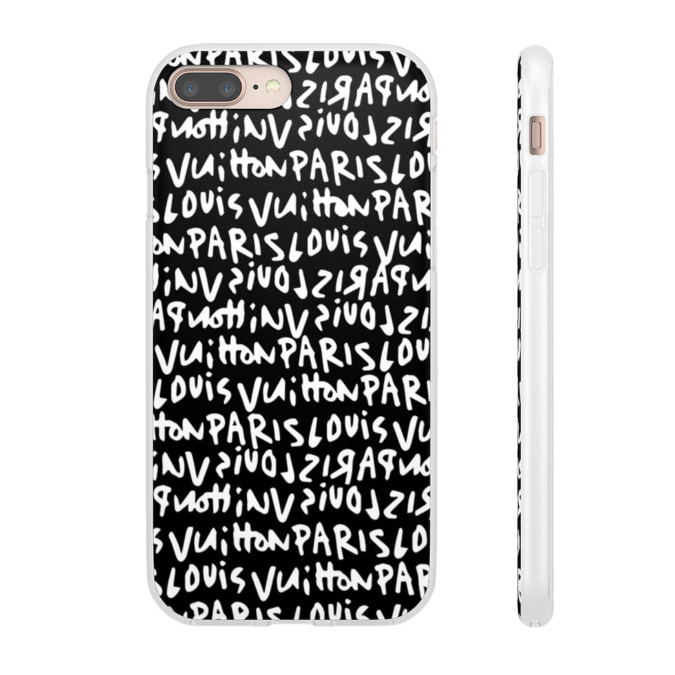 Thumbnail: Samsung & iPhone Flexi Case-Designer Inspired-LV-iPhone 12-11-X-XR-XS-8-S10