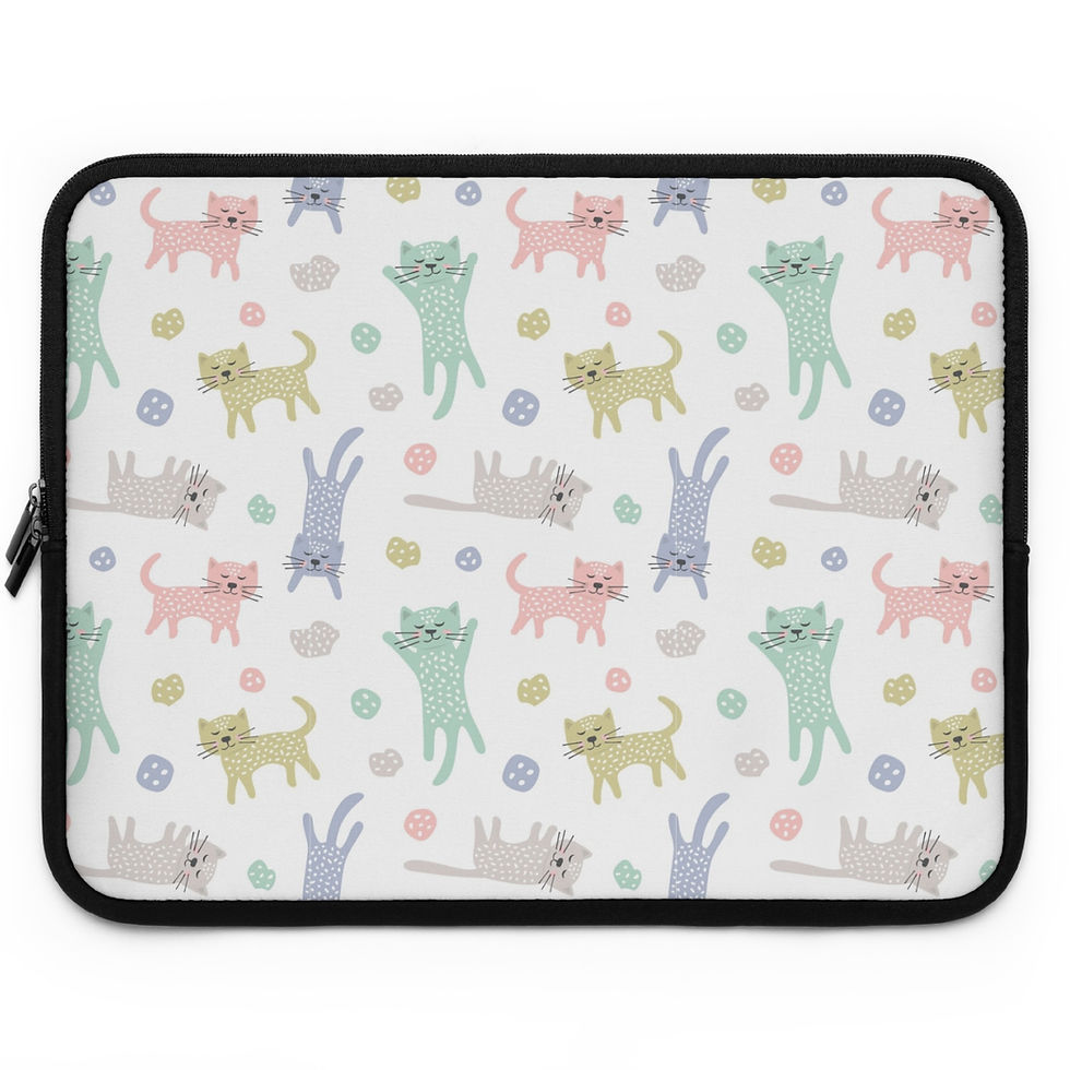 Thumbnail: 7”-17'' Cat Lovers Tablet Laptop Sleeve Case-Notebook-Dell-Samsung-Chromebook.