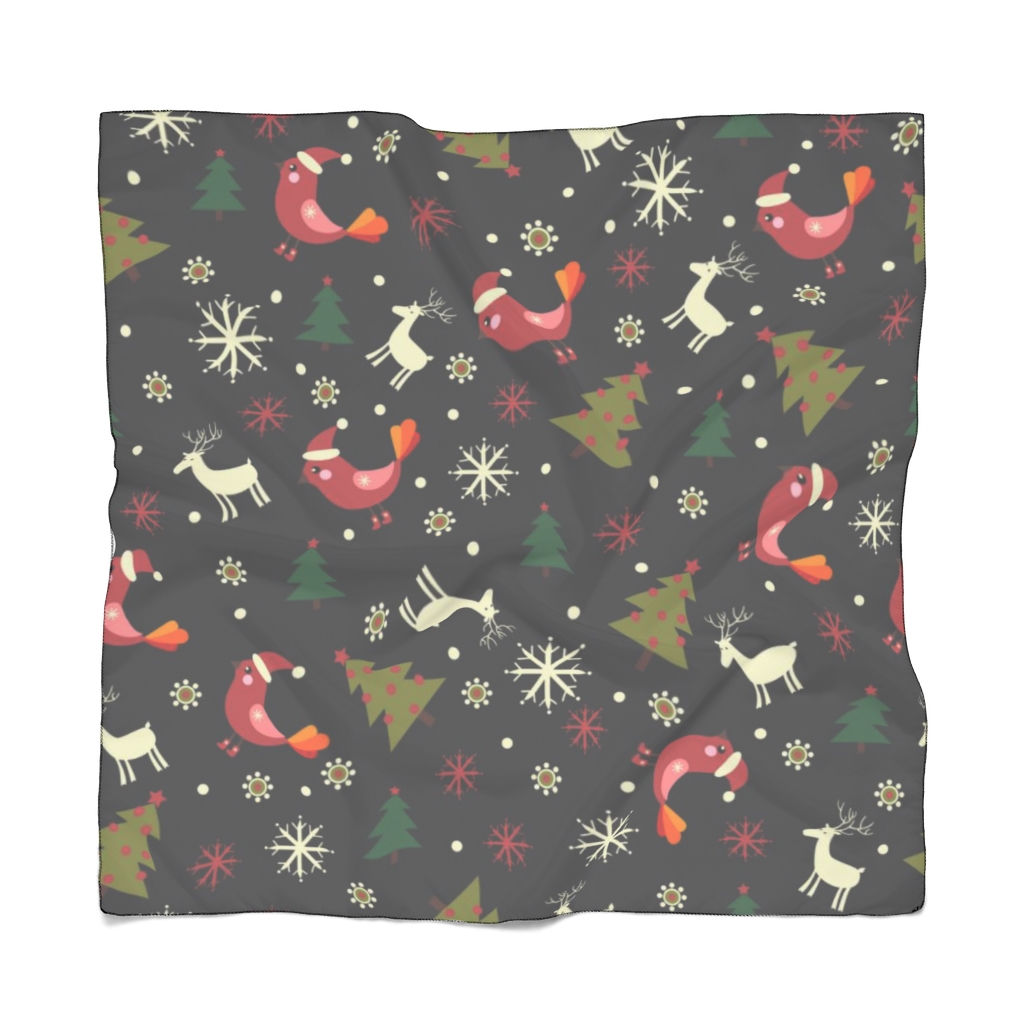 Holiday Poly Luxury Scarf-Head Scarf-Neck Scarf-Head Wrap-Scarf Belt-Bracelet