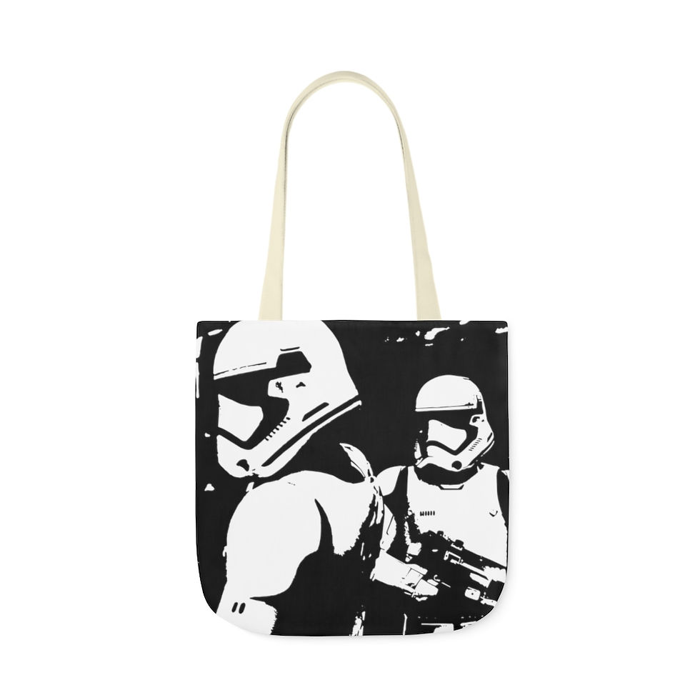 Thumbnail: Stormtroopers Cotton Tote Bag-Book Bag-Grocery Bag-Beach Tote-Bags for Women