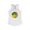 Thumbnail: Rasta Colors Print Racerback Tank Top-Caribbean-Reggae Music-Jamaica