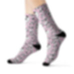 Thumbnail: Nightmare Before Christmas Jack Skellington Socks-Pink-Halloween-Horror
