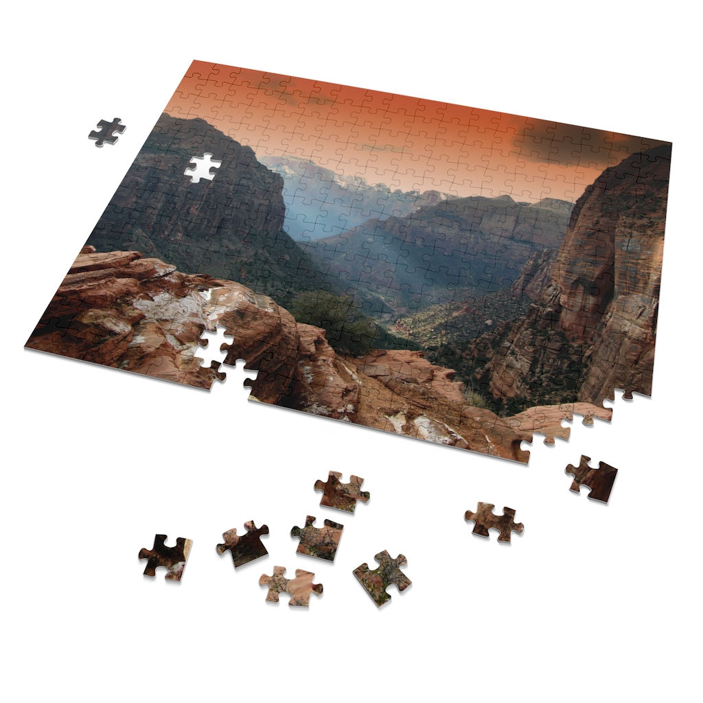 Mountains Valley-Landscape-National Park Puzzle-Nature Lover-Countryside