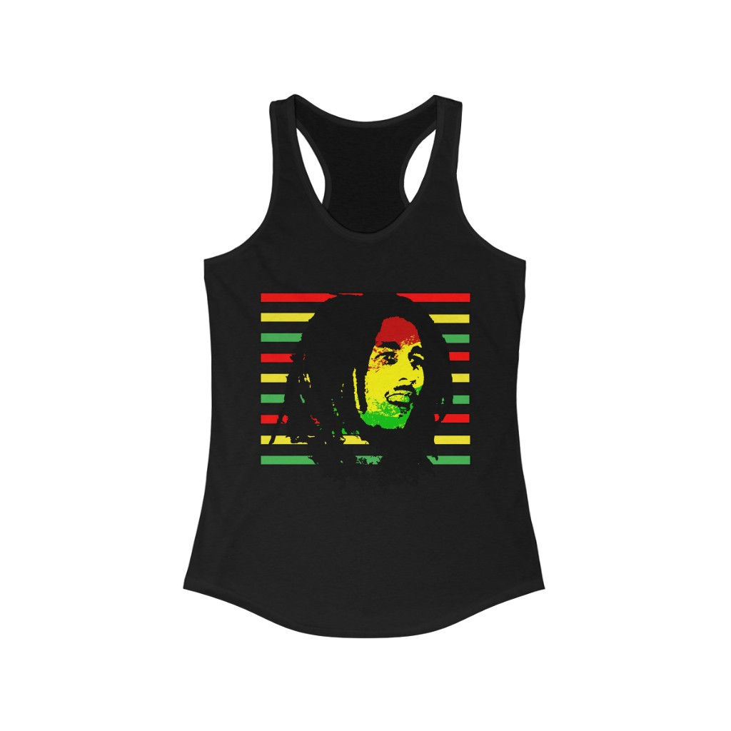 Bob Marley Racerback Tank Top Shirt-Rasta-Caribbean-Reggae Music-Jamaica