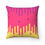 Thumbnail: Colorful Paint Dripping Square Pillow-Living Room-Bedroom-Patio Pillow