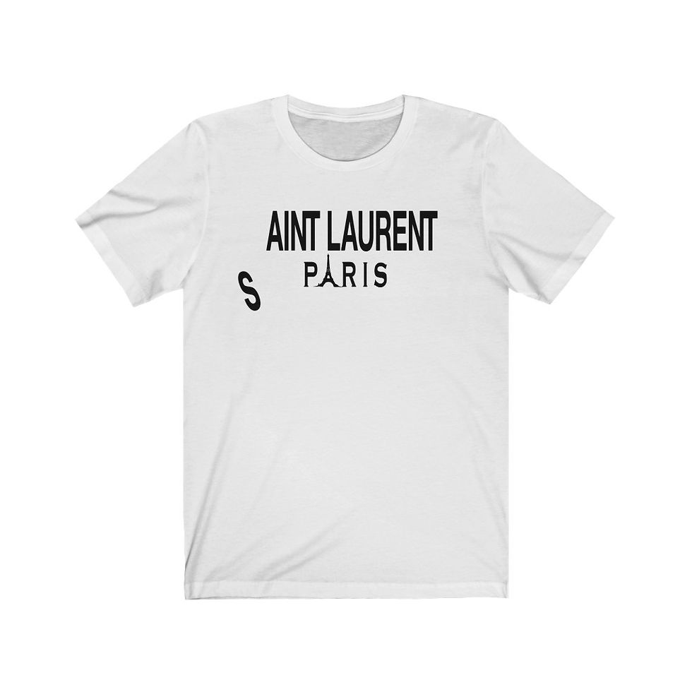 Thumbnail: Ain't Laurent Unisex T-Shirt-Gift For Her-Designer inspired-Saint Laurent