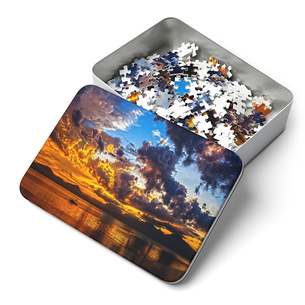 Thumbnail: Beautiful Sea Sunset Puzzle-Nature Lover-National Park Puzzle