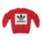 Thumbnail: Adidas Women's Blackbird Trefoil Premium Crewneck Sweatshirt Athletic Wear  