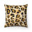 ภาพขนาดย่อ: Brown Leopard Print Square Pillow-Living Room-Bedroom-Patio Pillow-Animal Print