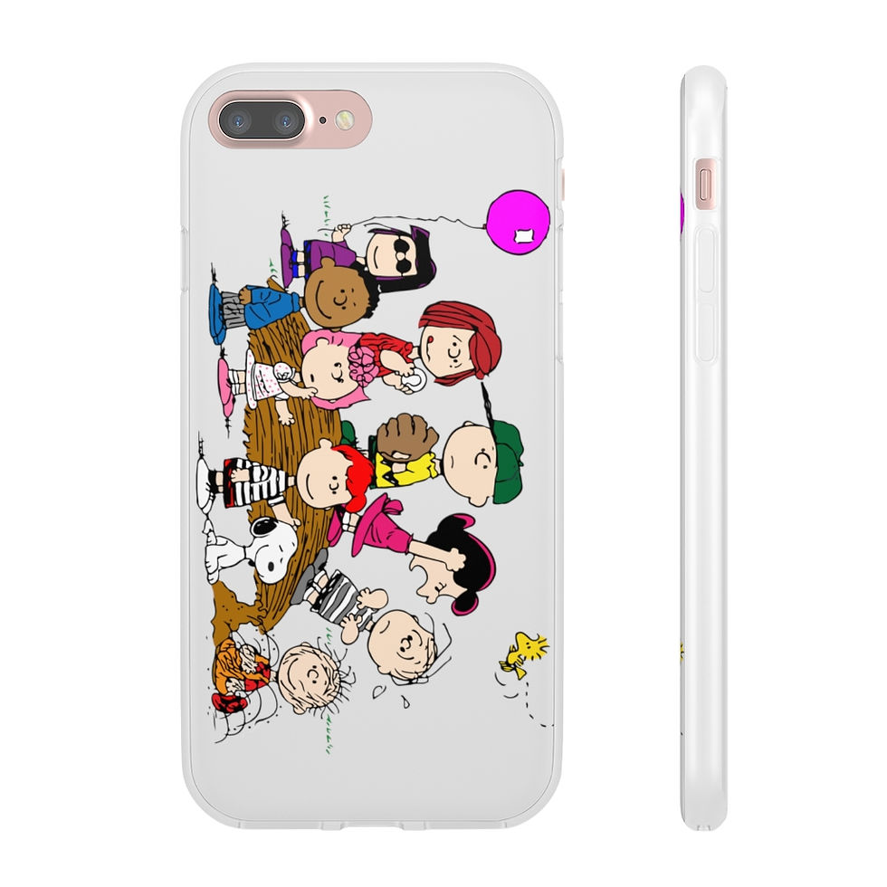 الصورة المصغرة: Charlie Brown and Friends Samsung & iPhone Flexi Case-iPhone 12-11-X-XR-XS-S10