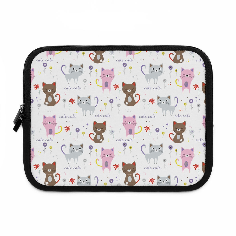 Thumbnail: 7”-17'' Cat Lover Tablet Laptop Sleeve Case-Notebook-Dell-Samsung-Chromebook