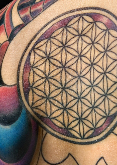 Tatouage multicolor