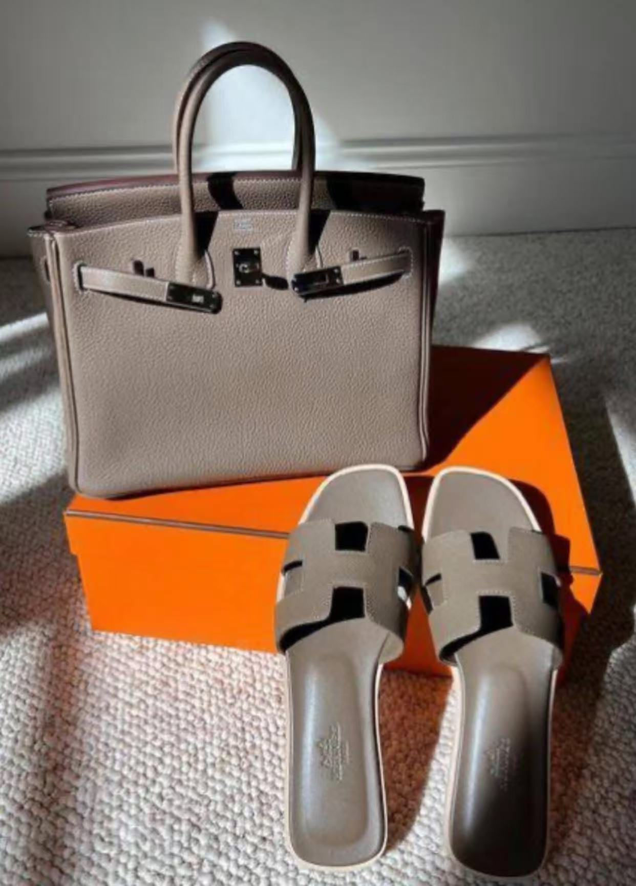 suit bag shoes - Elephant Grey