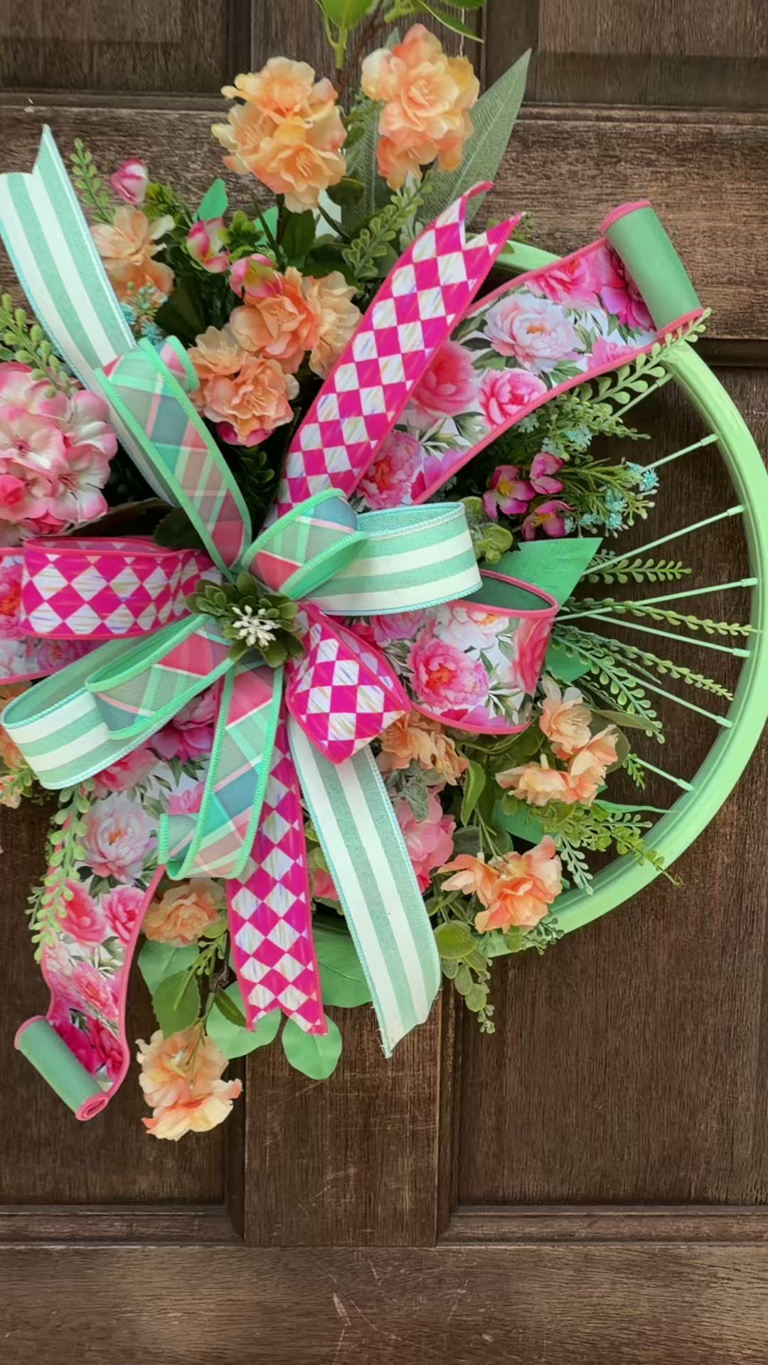Bike Rim Wreath(4 Week Turnaround)