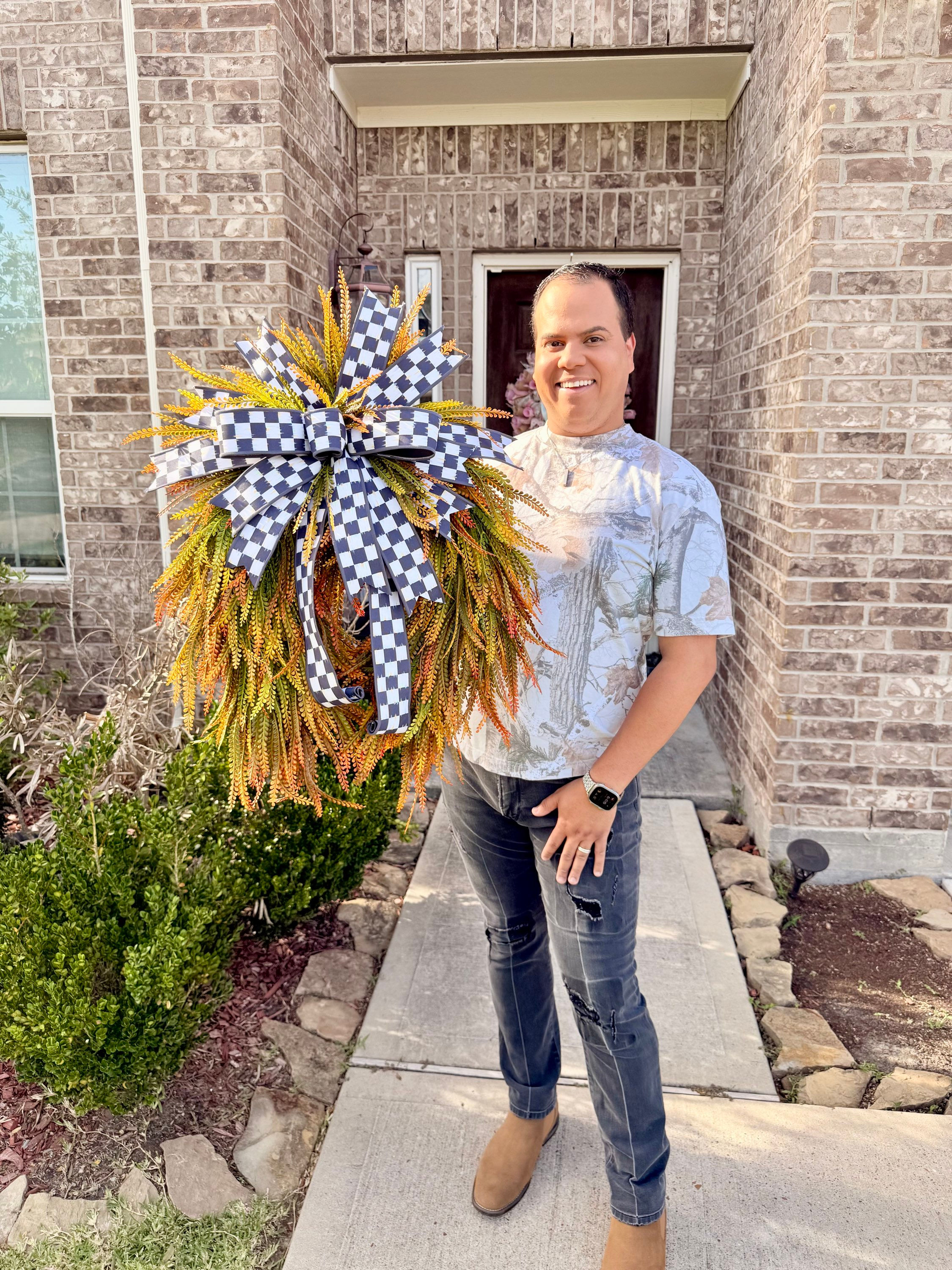 Fall Beaded Wreath(4 Week Turnaround)