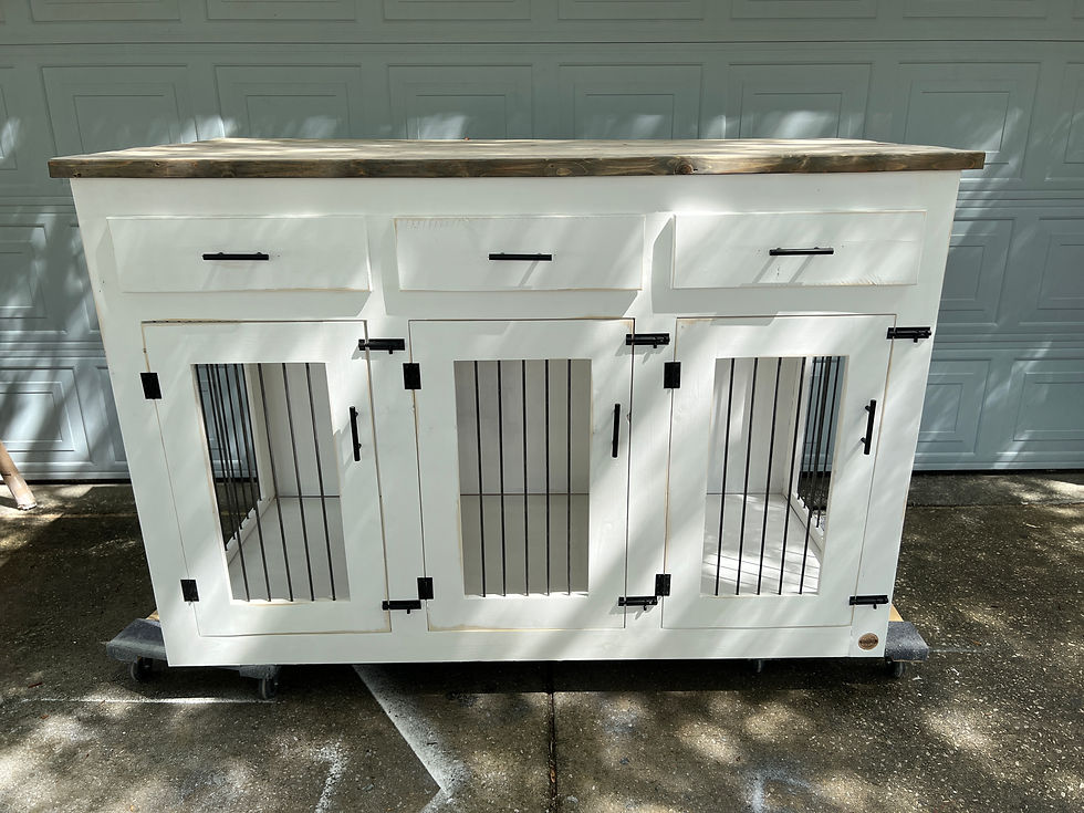 Thumbnail: Custom Tripple Crate, White Bottom with Classic Grey Top