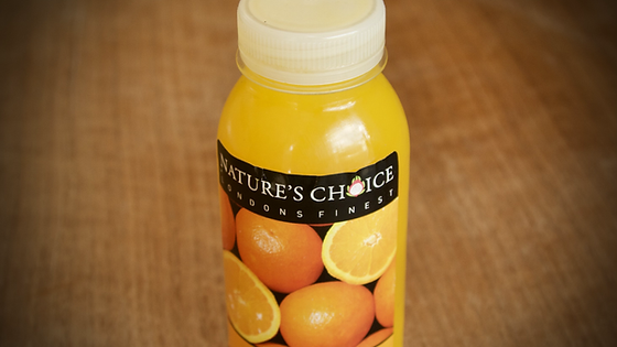 Fresh orange juice