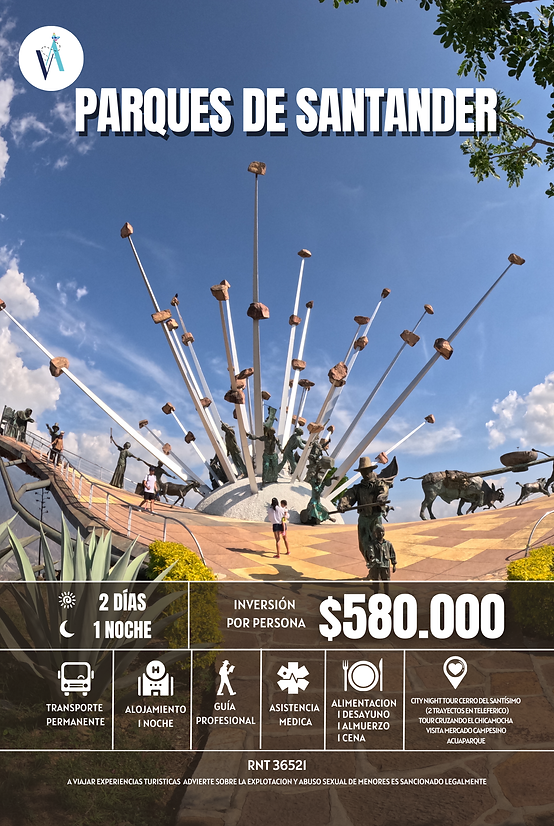 Bucaramanga, la ciudad de los parques, conocida por su vibrante vida urbana y su rica historia, la arquitectura colonial se entrelaza con modernas construcciones, y sus numerosos parques urbanos. Esta combinación de elementos hace de Bucaramanga un lugar único y fascinante para explorar.