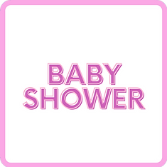 Baby Shower custom sign displays for indoor or outdoor placement