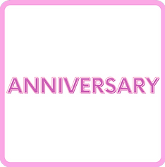 Anniversary and Milestone custom sign displays for indoor or outdoor placement