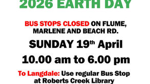 Bus Route Change for Earth Day
