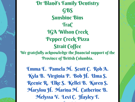 Earth Day thank yous!!