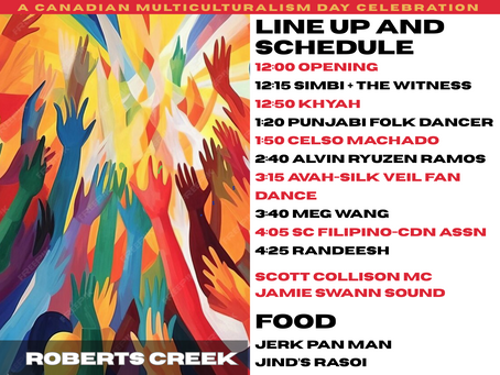 Kaleidoscope Schedule for Saturday