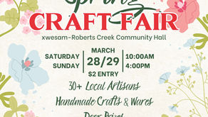 Inaugural Spring Craft Fair at the Hall!