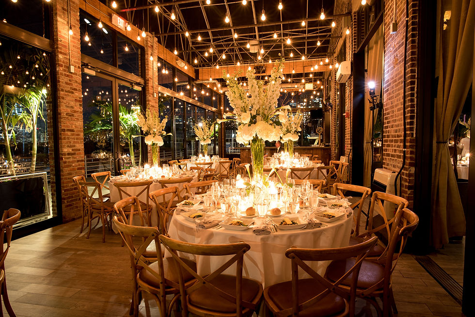 Tall White Centerpieces