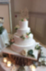 Rustic elegant cake