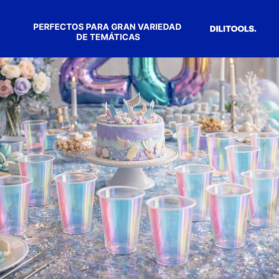 Miniatura: Vasos Reutilizable Sellable  17oz 90 mm irridecente tornasol Modelo VPD90T500