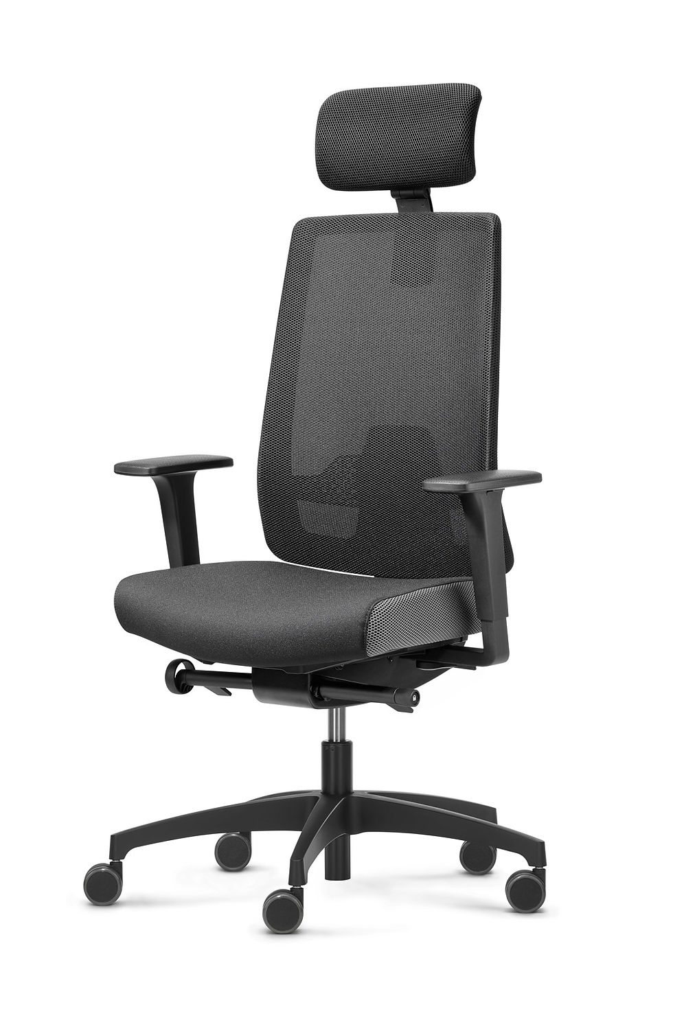 Miniaturbild: Dauphin Indeed Performance Mesh Bürostuhl mit Kopfstütze und Schiebesitz