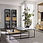 Miniaturbild: Schrank, Regal, Couchtisch, TV-Board, Holz, Black Edition, Grau, Schubladen, Wohnzimmer