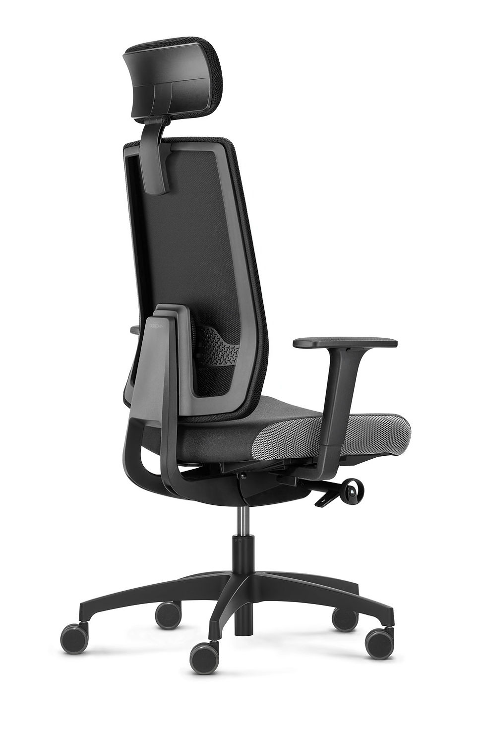 Miniaturbild: Dauphin Indeed Performance Mesh Bürostuhl mit Kopfstütze und Lordosenstütze