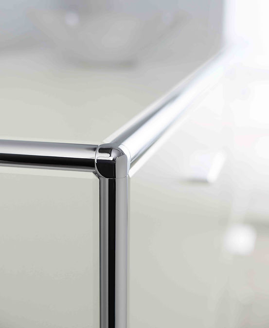 Sideboard, Weiß, Chrom, Schubladen, Detail