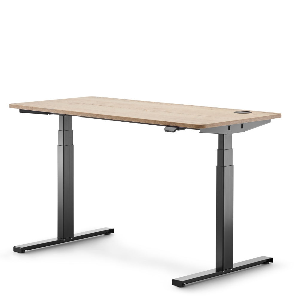 Eiche höhenverstellbarer Schreibtisch, to-swift smart table