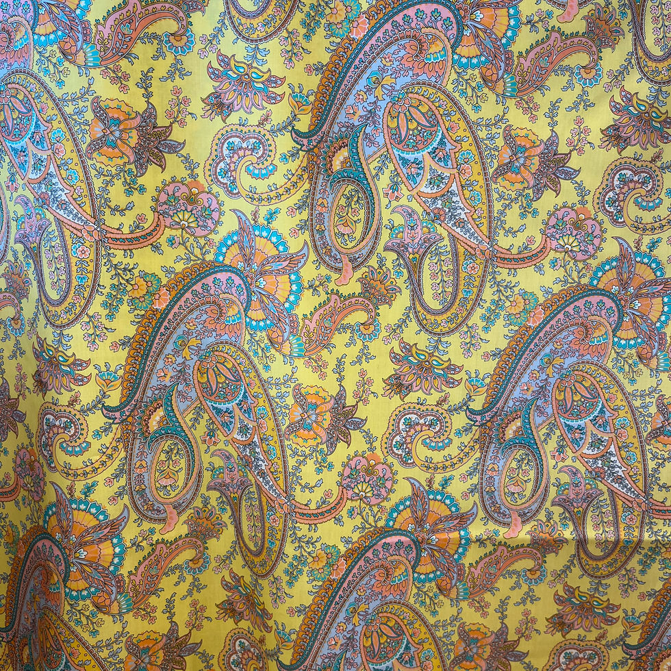 Cotton Lawn Paisley gul