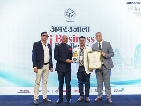 Dr. Rrahul Vshnoi Honoured by Ambassador of India to Azerbaijan with Business Excellence Award