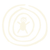 Brand graphic of a little man logo