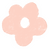 Brand graphic of a pink flower