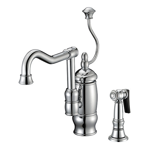 Thumbnail: Kitchen Faucet with Spiral Handle and Spray 14503